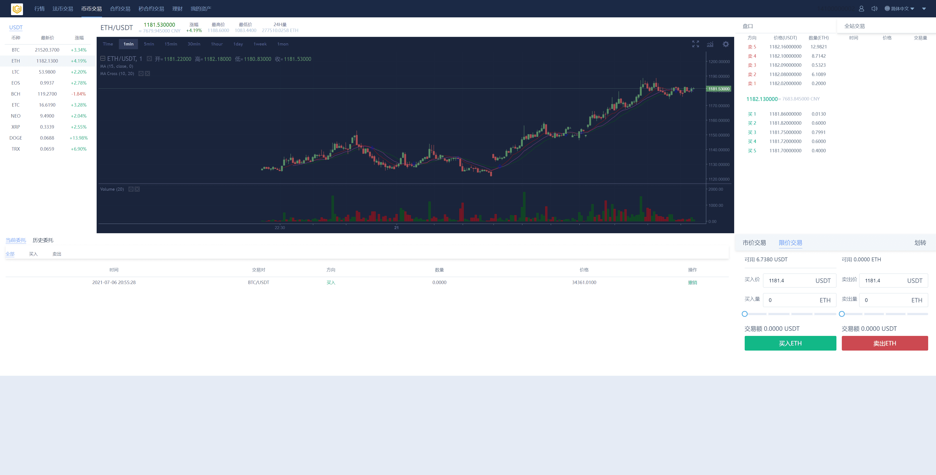 多语言交易所系统/币币交易/秒合约交易所/PC端VUE/手机端uniapp插图12