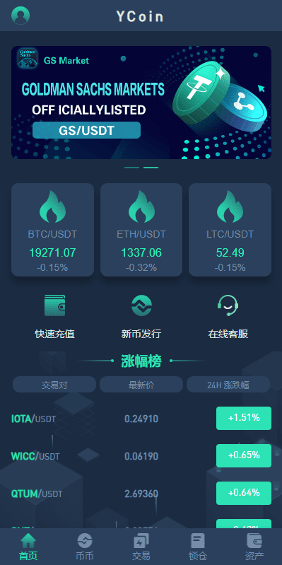 多语言交易所源码/期权合约交易所/锁仓质押理财/新币认购插图5