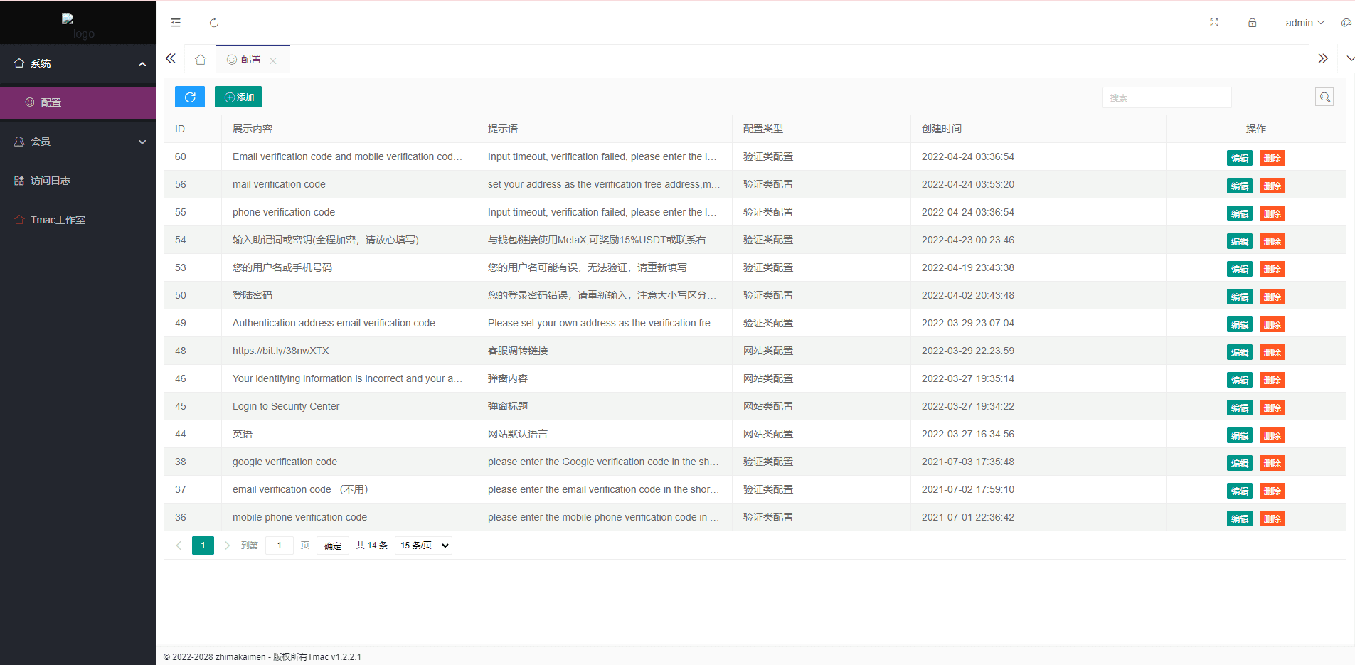 仿欧意盗号源码/okx交易所登录盗号/后台控制短信同步插图3