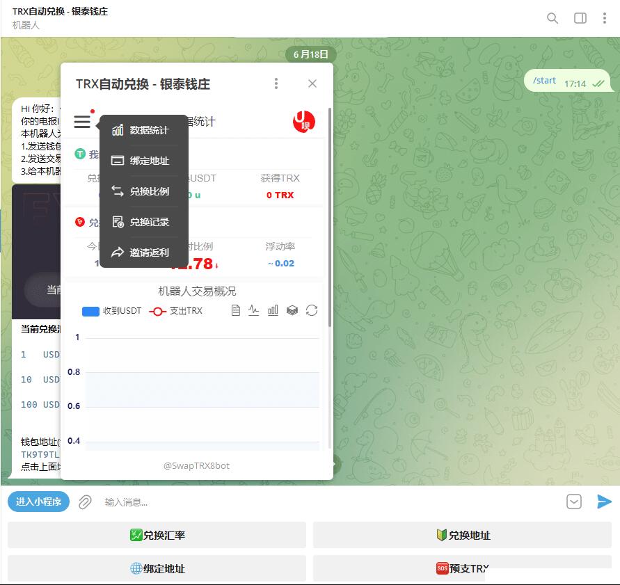 机器人框架源码 自动兑换机器人 TRX自动兑换机器人源码 支持高并发高性能 带搭建插图2