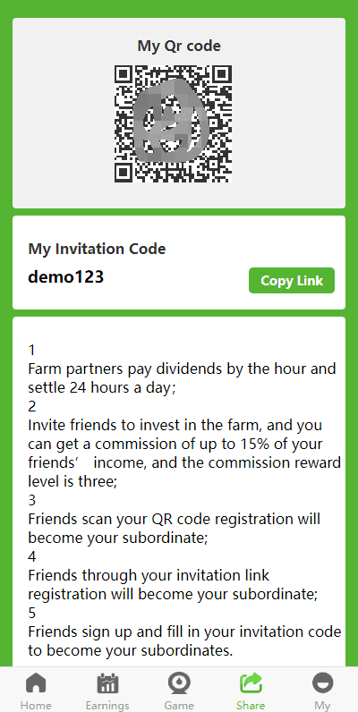 全新海外版理财系统/投资理财源码/注册奖励每日任务/前端uinapp插图5