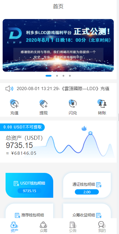 usdt众筹模式 新模式 新玩法 投资理财 众筹系统源码插图